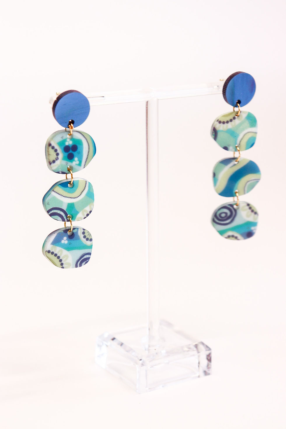 Thumbnail: Galing 'Water' Pebble Drop Earrings