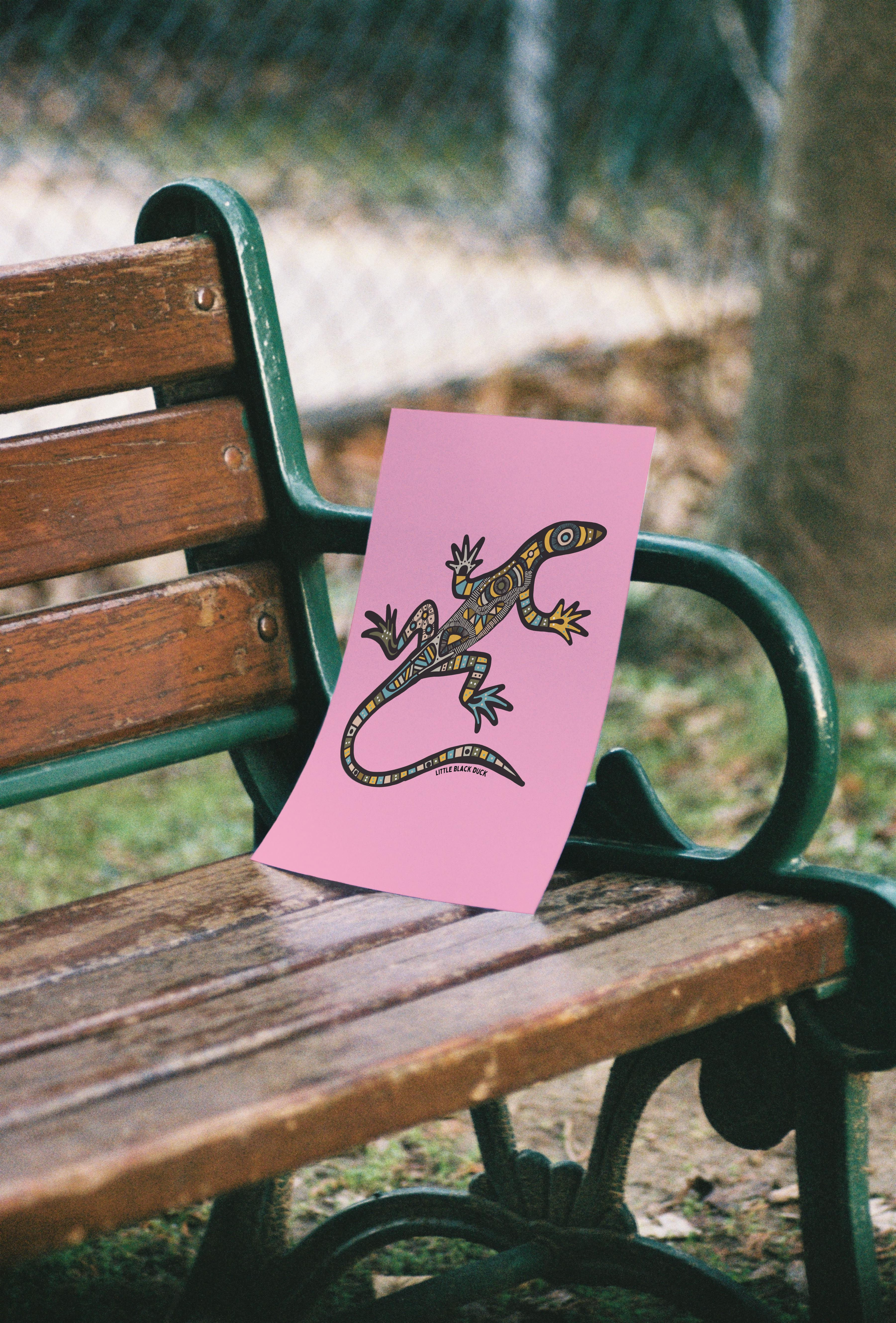 Goanna 'Gugaa' Artwork Print