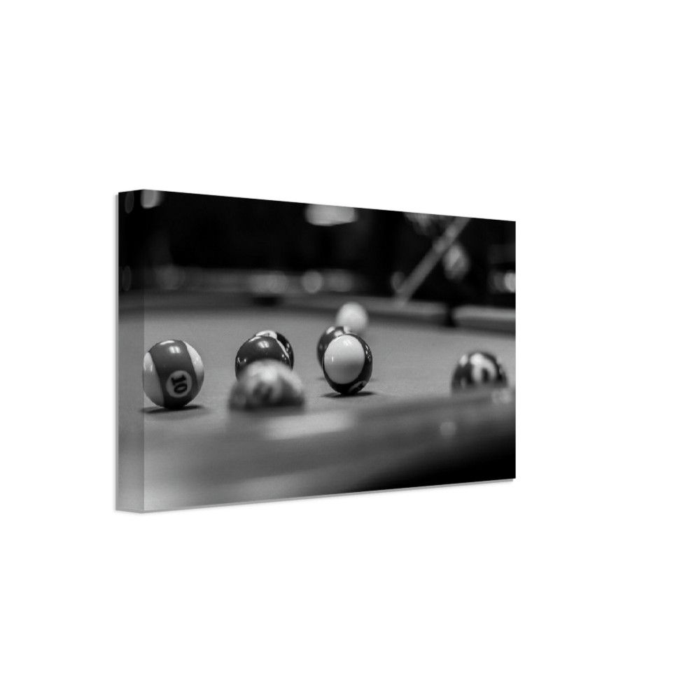 Stripes (black & white) Canvas