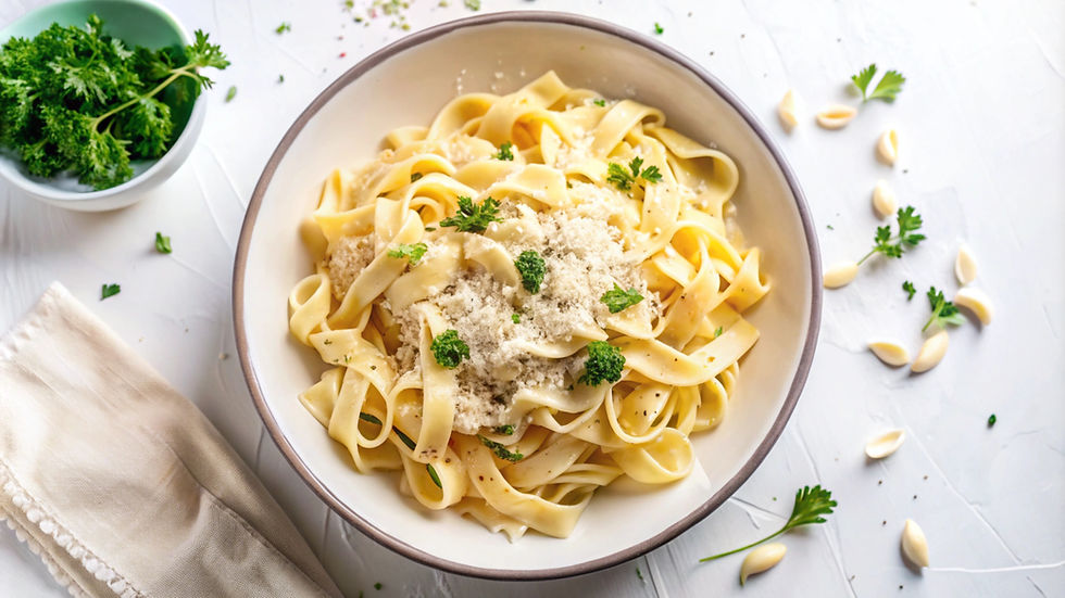 Receita: Massa Cremosa com Frango e Ervas