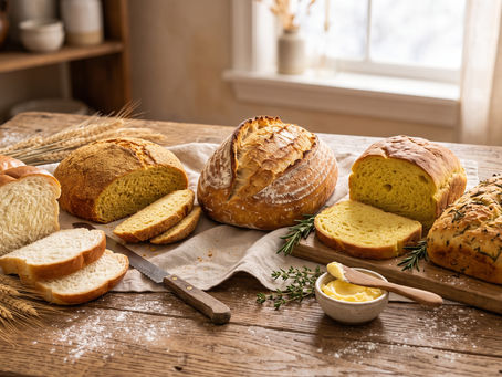 5 Receitas de Pão Caseiro para Iniciantes: Simples, Fofinhas e Deliciosas 🍞