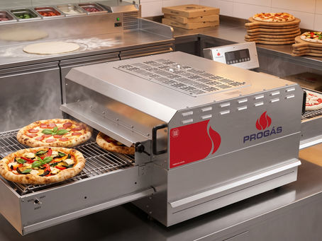 Pizza, Forno esteira, pizzaria