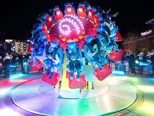 Reverse Time Ride at The Island attraction in Pigeon Forge, Tennessee