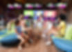 Family goes mini bowling at Wilderness Adventure Forest attraction in Sevierville, TN