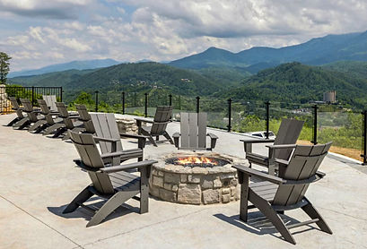 Outdoor firepits, Gatlinburg Highlands Condos, Tennessee