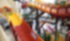 my photo of Riders about to go down a hill on the Ridge Runner Water Coaster, Sevierville, Tennessee