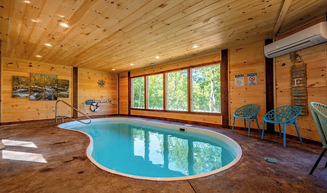 indoor swimming pool view, Pigeon Forge, TN