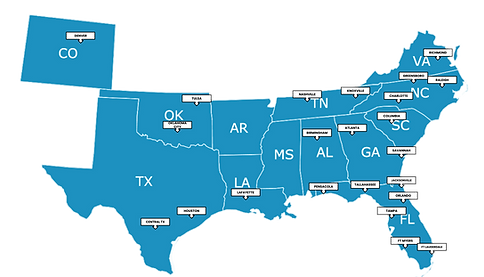 Branch Location Map
