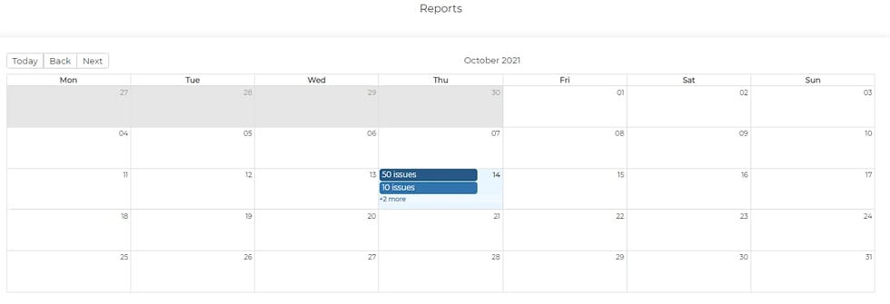 A calendar mistakes