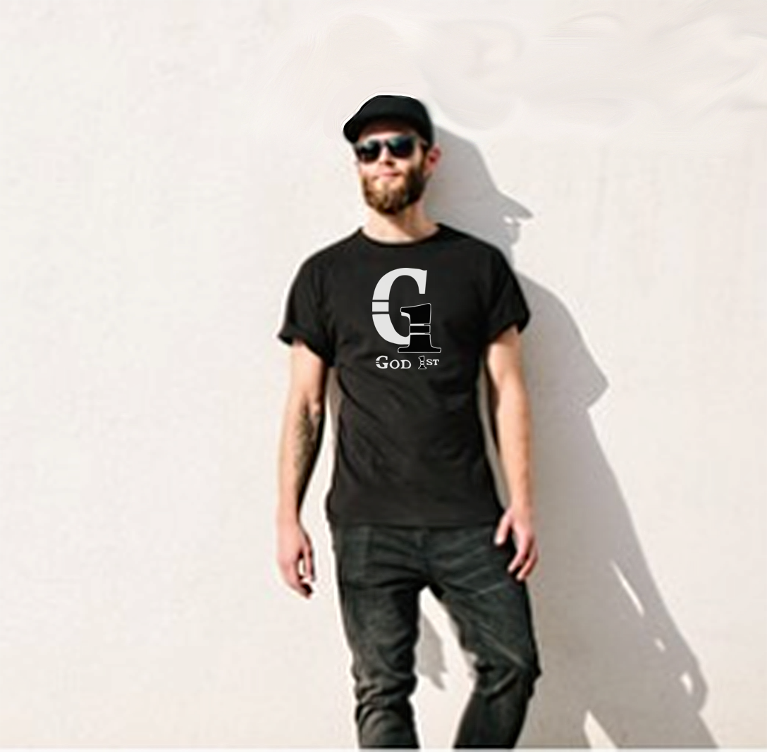 G1 Black andWhite Logo Tshirt