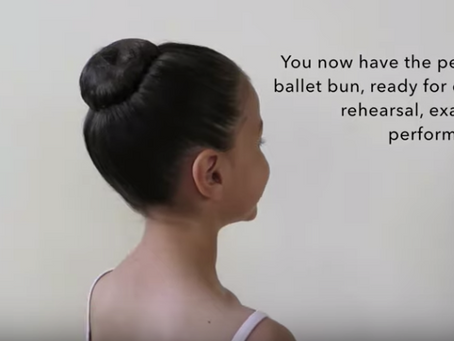 Creating the perfect ballet bun