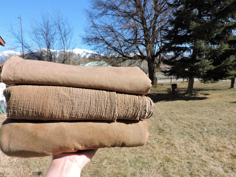 how to dye fabrics with black walnuts