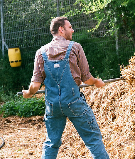 Man with Hay