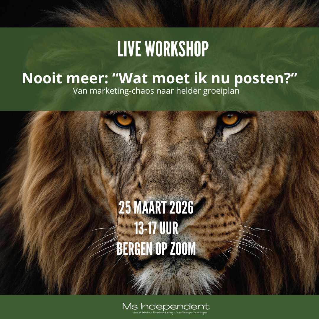 Nooit meer "Wat moet ik posten?"