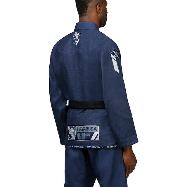 Thumbnail: Hayabusa Ascend Lightweight Jiu Jitsu Gi - White, Blue, Black
