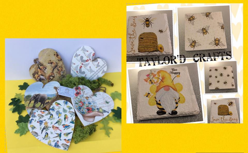 Decoupage a Wooden Heart & Coaster Workshop