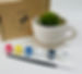 Ceramic paint your own cup with paints and a brush