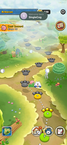 Let's Go Mightycat on Apple Arcade gameplay featuring the hub world of the game