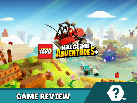 Cover image for LEGO Hill Climb Adventures on Apple Arcade review by Gaming Australia, featuring the game's front cover