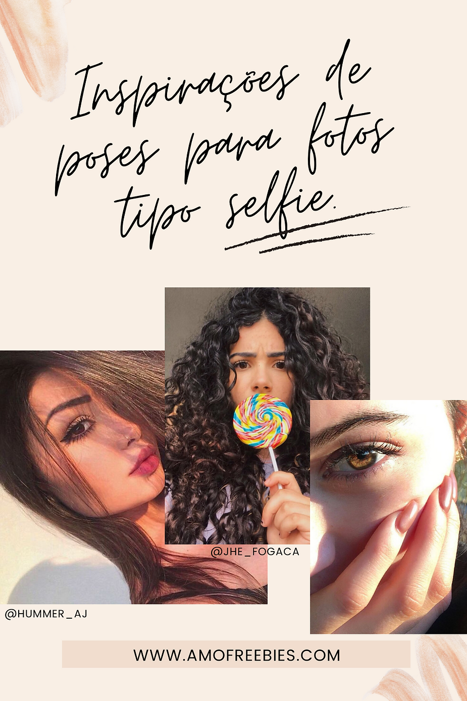 30 inspirações de poses para fotos de selfie