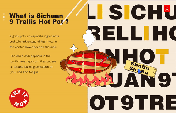 Sichuan 9 trellis Hot Pot