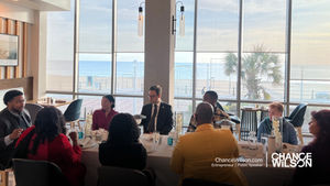 Mediated an intimate roundtable on leadership. Thank you to the Sheraton Hotel Oceanfront for sponsoring. 