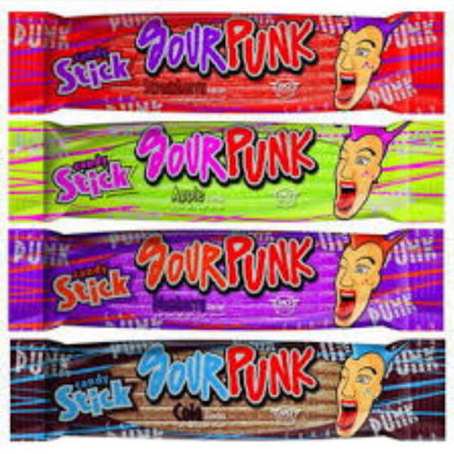 10pkts Sour Punk Gummy Rope 90scandysociety