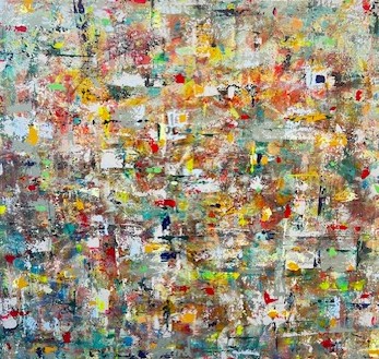 Abstract art, commissioned art, large abstract painting, contemporary art, expressionism, color inspiration, acrylic painting, texture, modern art, design art, Jackson Pollock, Mark Rothko