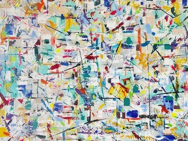 Abstract art, commissioned art, large abstract painting, contemporary art, expressionism, color inspiration, acrylic painting, texture, modern art, design art, Jackson Pollock, Mark Rothko