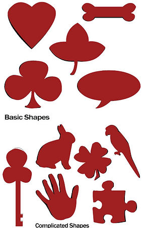 This is a series of objects we were assigned to trace fot pen tool practice