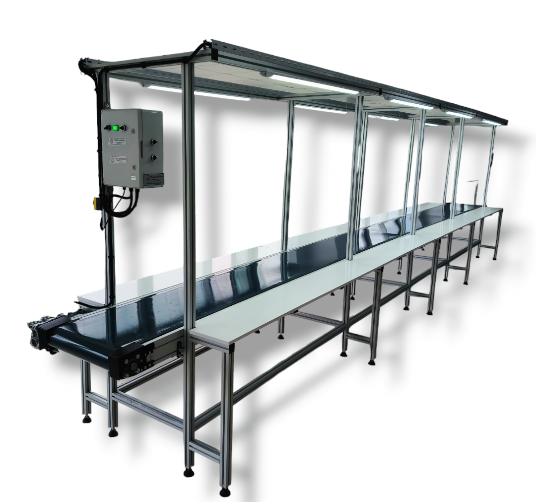 🏭 ما هو نظام السيور الناقلة (Conveyor System)؟ ⚙️ أنواع السيور الناقلة واستخداماتها في المصانع