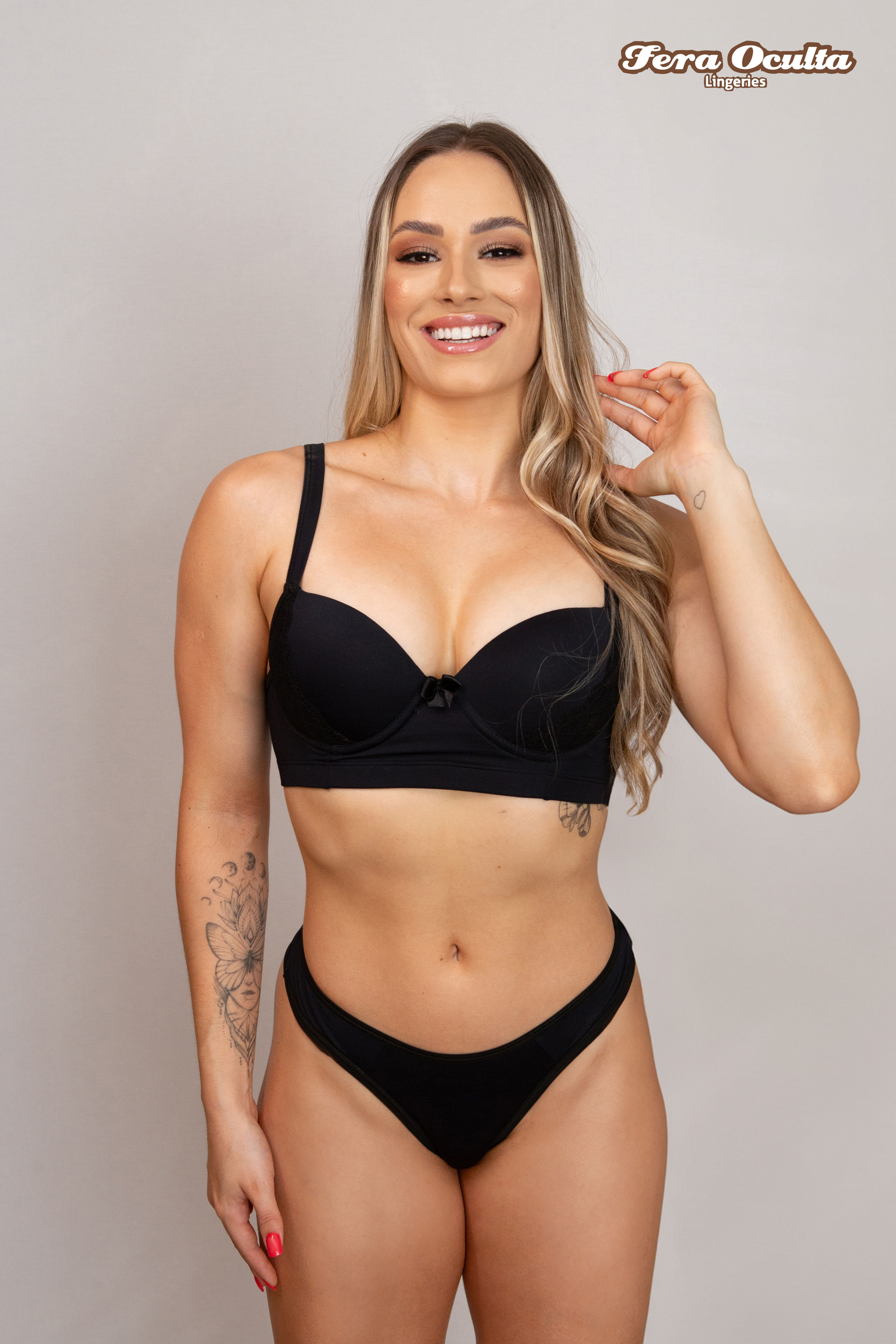 CONJUNTO FERA OCULTA PRETO
