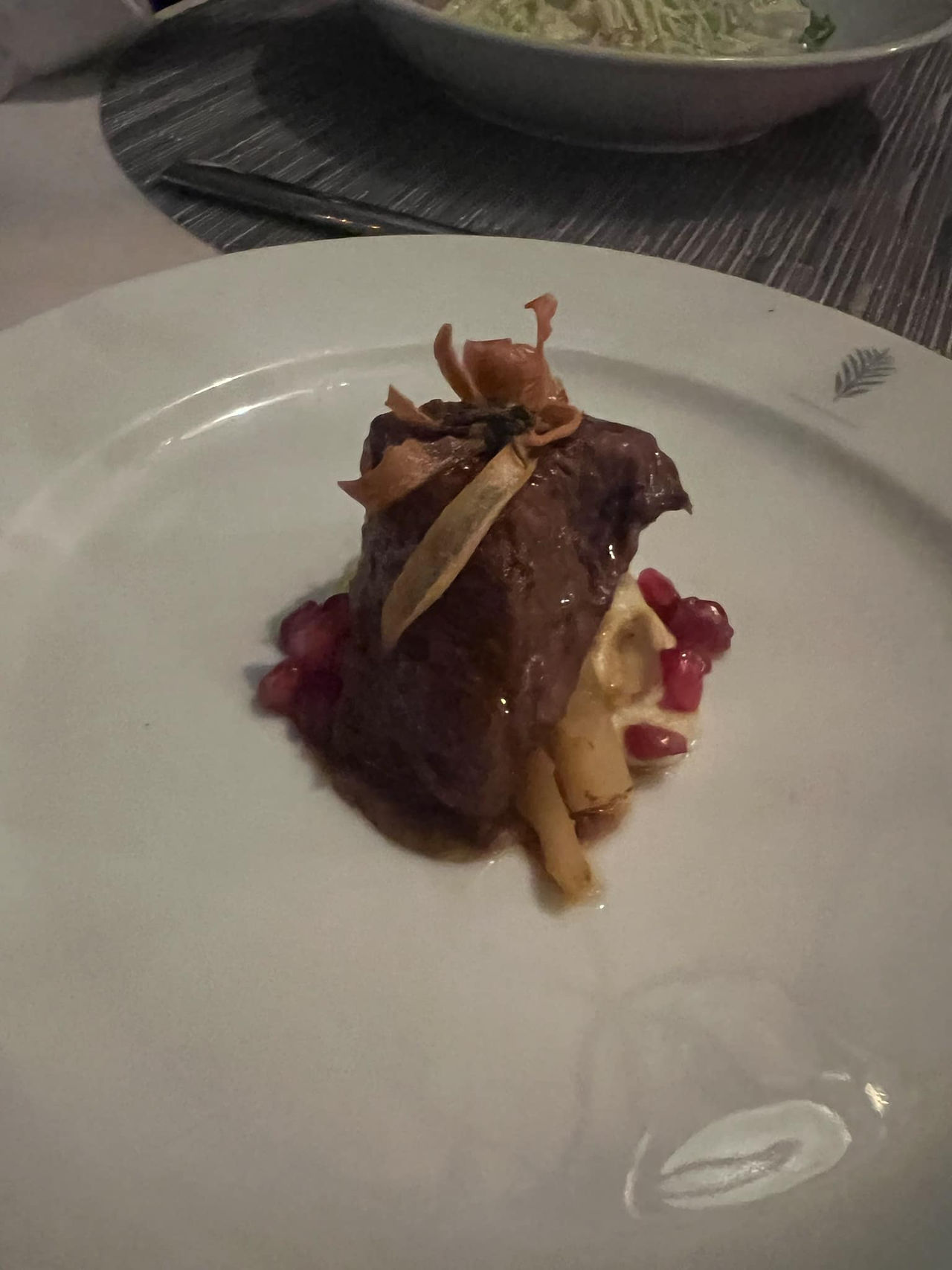 Short Ribs with Pomegranate seeds