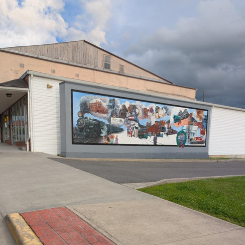 Mural in Downtown Richlands VA