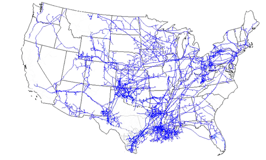 US natural gas pipelines