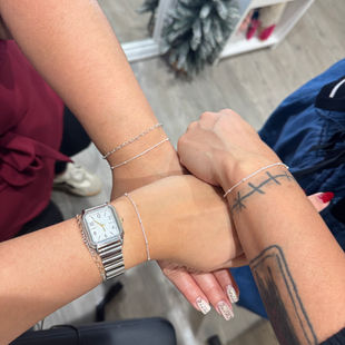 Permanent jewelry welding appointment in Round Rock, TX