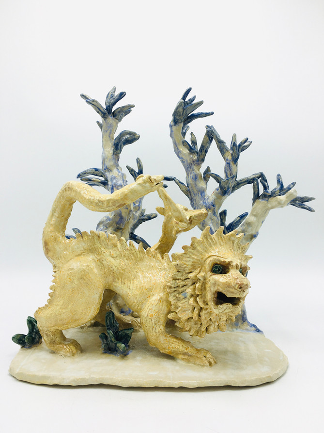 Chimère - 2021
Glazed Ceramic
H: 32 cm
B: 28 x 20 cm