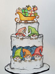 Christmas Cake Sketch by Deepa (FILEminimizer).jpg