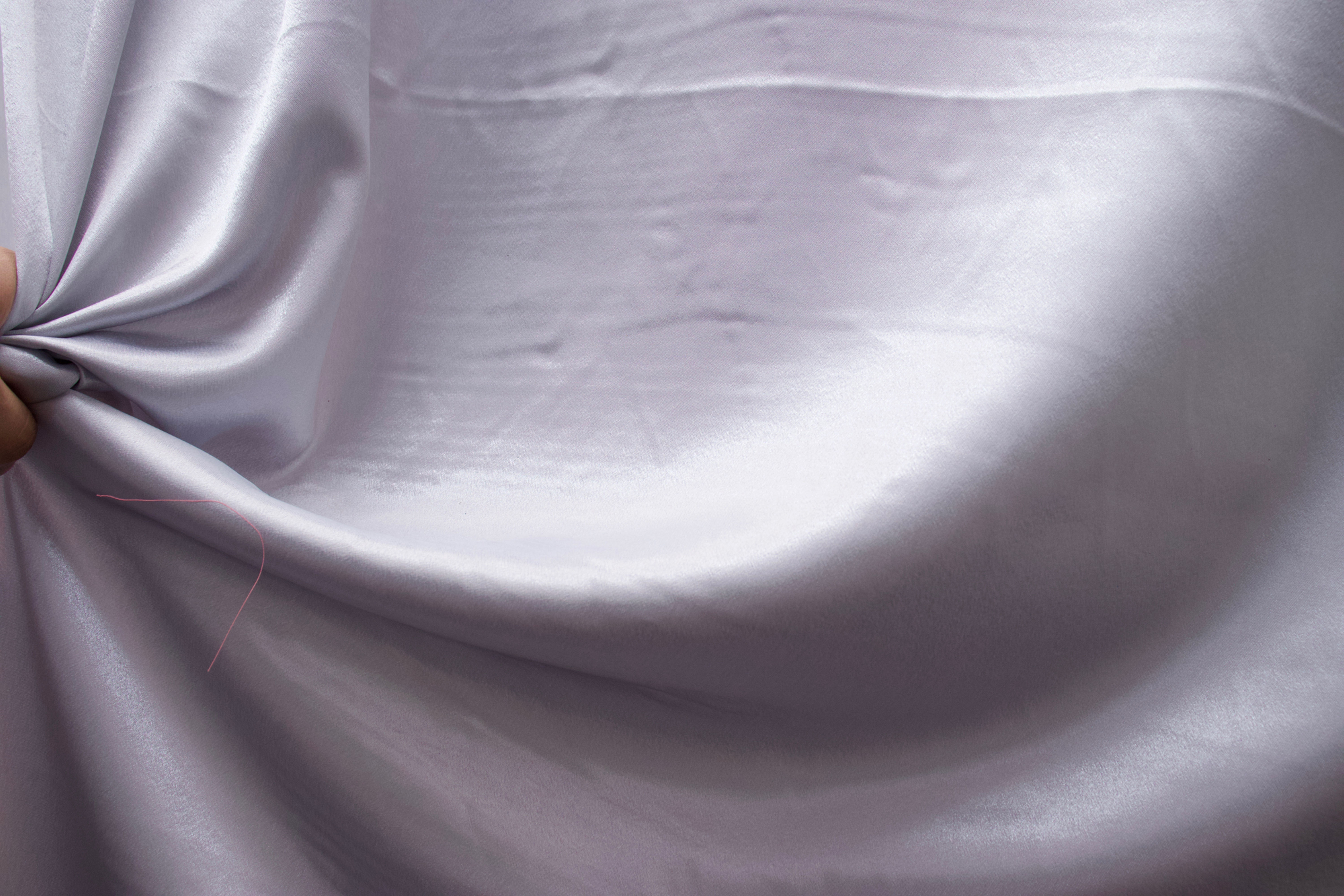 Crepe Back Satin - Silver