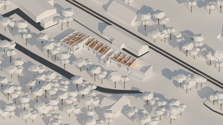 Sustainable housing project in Vermont transforming a historic freight building into contemporary apartments.