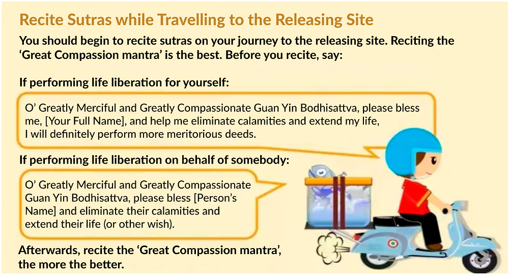 Performing life liberation step 2