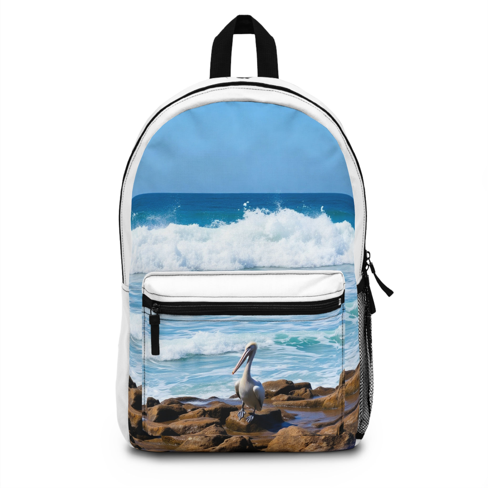 Beach Vibes Backpack - Coastal, Ocean Style, Travel Companion
