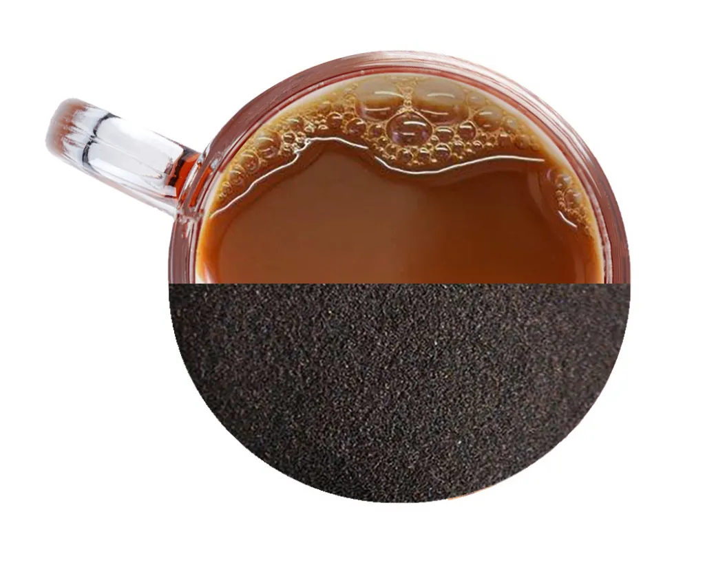 Kenyan Dust tea – finest black tea grade with tiny particles, brews strong and bold, perfect for tea bags and bulk export