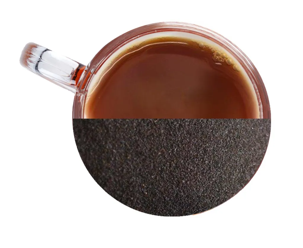 Kenyan PF1 (Pekoe Fanning 1) black tea – fine grainy tea grade, brews strong and brisk, ideal for tea bags and bulk export