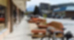 The second view of the Parklet shows its bike parking.