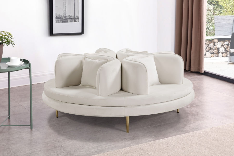 Thumbnail: Circlet Velvet Roundabout Sofa
