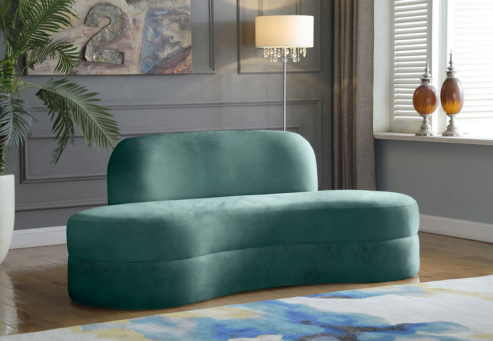 Thumbnail: Mitzy Velvet Sofa