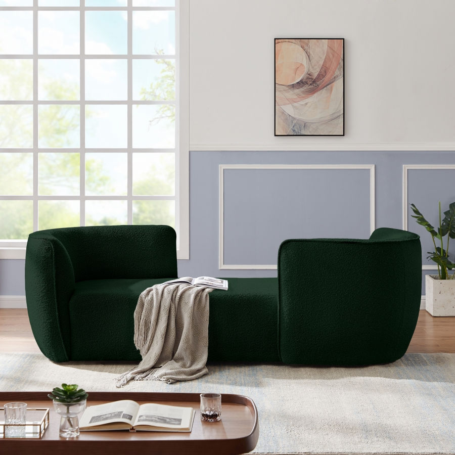 Thumbnail: Hilton Boucle Fabric Chaise Lounge