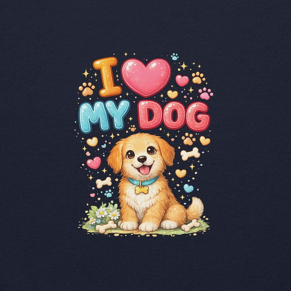 Thumbnail: I Love My Dog Hoodie