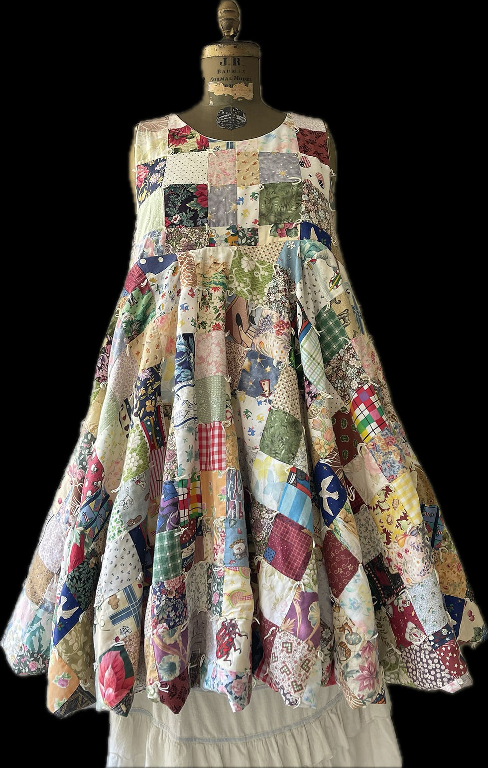 Thumbnail: Quilt Top Babydoll Balloon Dress